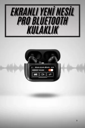 2.Nesil Pro Ekranlı Sesli Görüşme Yapabilen Kablosuz Bluetooth Kulaklık