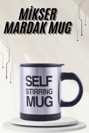 Karıştırıcı Özellikli Mikser Kupa Bardak Termos Bardak