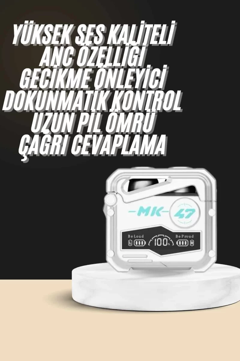 Oyuncu Kulaklığı Yeni Mekanik Kablosuz Kulaklık İos Android Uyumlu - Görsel 2