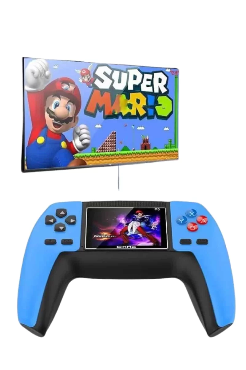 Retro Konsol P5 Uyumlu Taşınabilir 520 Oyunlu Kablosuz Game Stick - Görsel 2