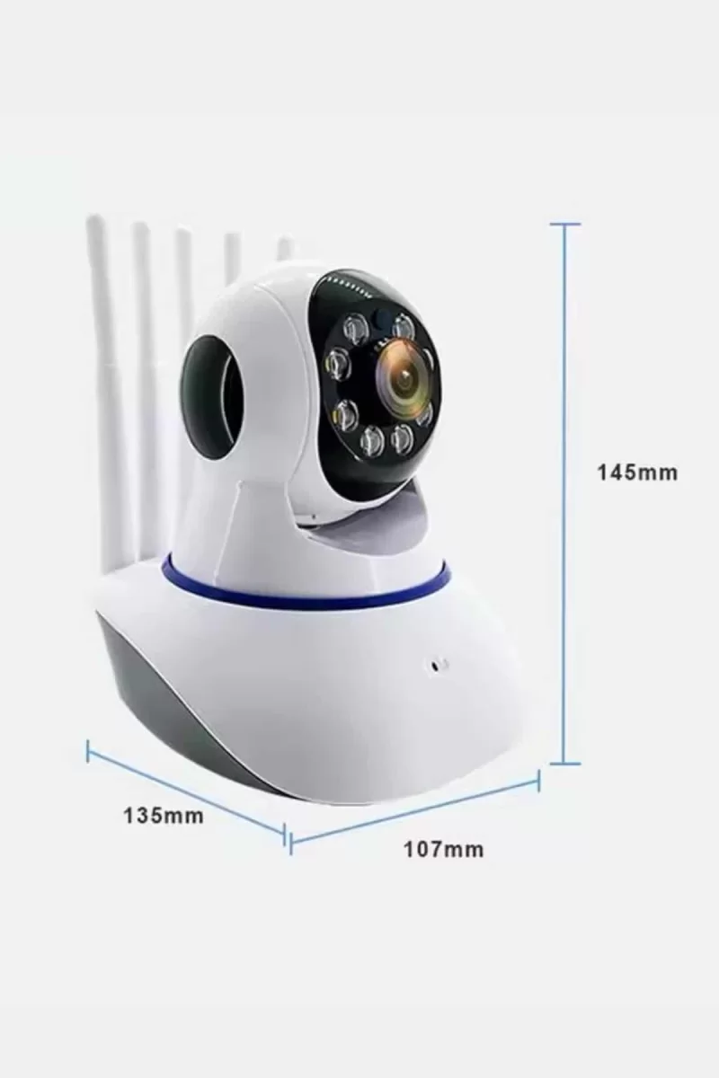 Akıllı Gece Görüşlü Sensörlü Wifi Kamera Telefondan Takip Edilebilir - Görsel 4