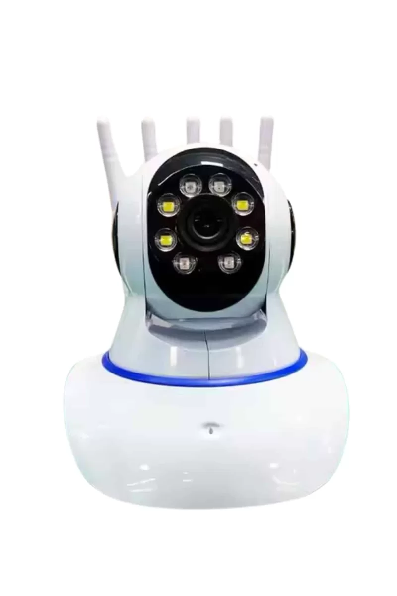 LED Aydınlatmalı 5 Antenli Motorlu 1080P Wifi Kamera Sensörlü - Görsel 2