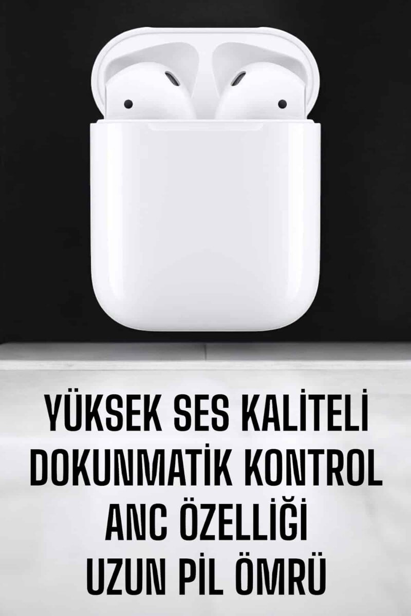 Yeni Nesil Bluetooth 5.0 Kablosuz Kulaklık Yüksek Ses Kalitesi ve Uzun Pil Ömrü - Görsel 3