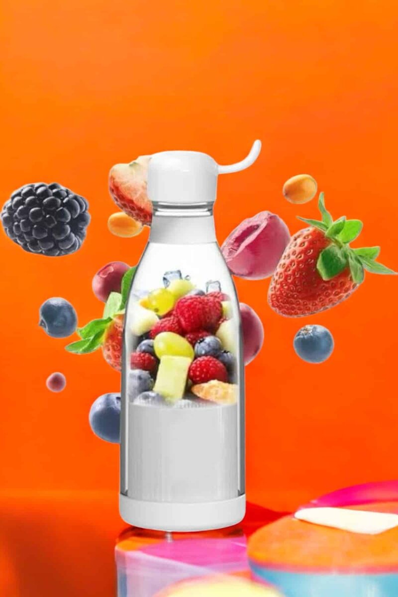 El Blender Taşınabilir Meyve Blender Şarj Edilebilir Taşınabilir Blender Elektrikli - Görsel 2