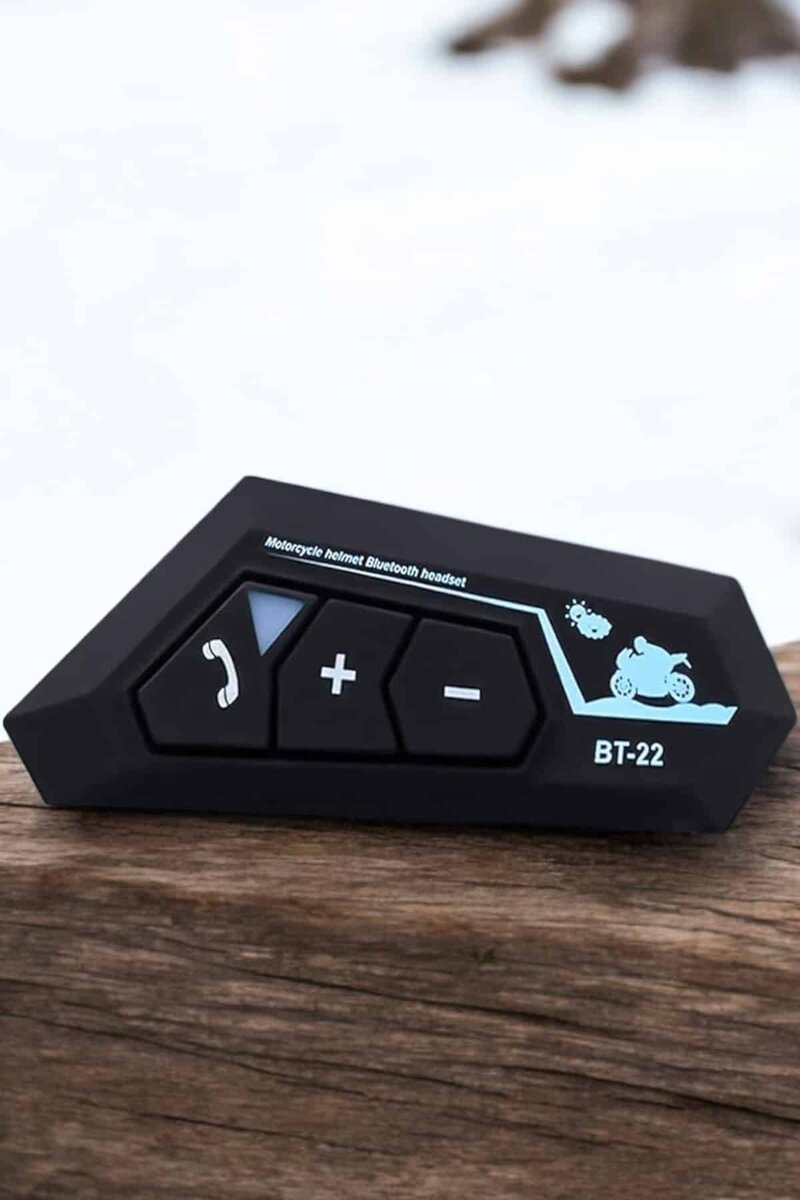 İnterkom Intercom Kask Kulaklık Bt22 Bluetooth Motosiklet Kulaklık 5.0 Bluetooth - Görsel 2