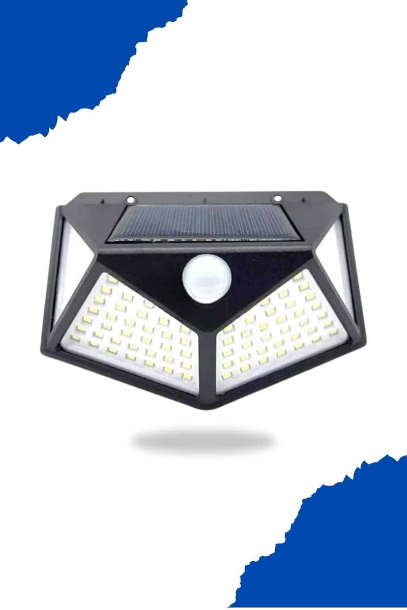 Güneş Enerjili Bahçe Lambası 100 Led Bahçe Lambası Bahçe Aydınlatma - Görsel 2