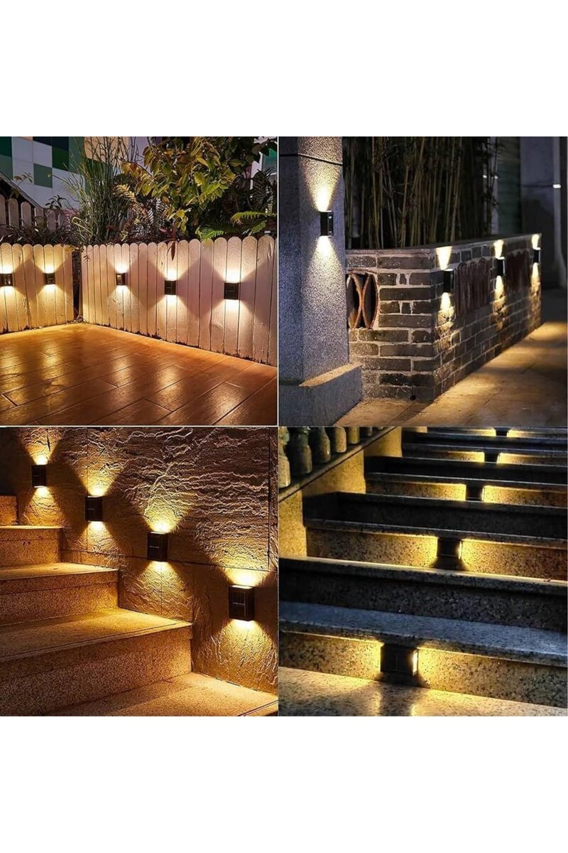 Bahçe Aydınlatması Solar Güneş Enerjili Dekoratik Led Işıklı Lamba - Görsel 5