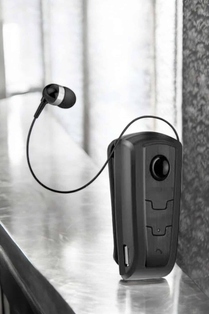 Makaralı Bluetooth Kulaklık Kulak İçi Android iOS Uyumlu Titreşimli - Görsel 4