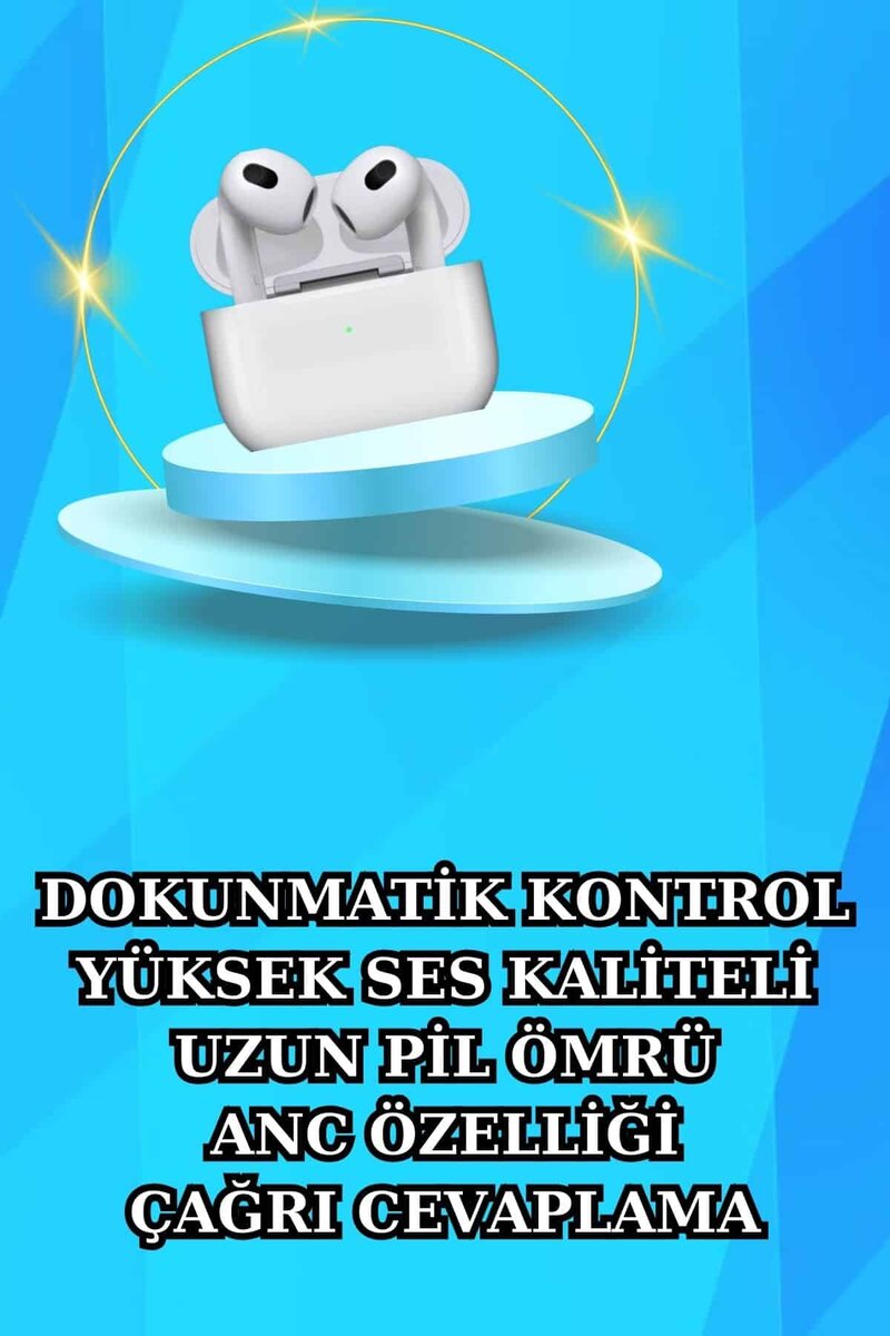 Akıllı Saat ve Kulaklık Seti Bildirim Görme Arama Cevaplama ANC Özelliği - Görsel 4