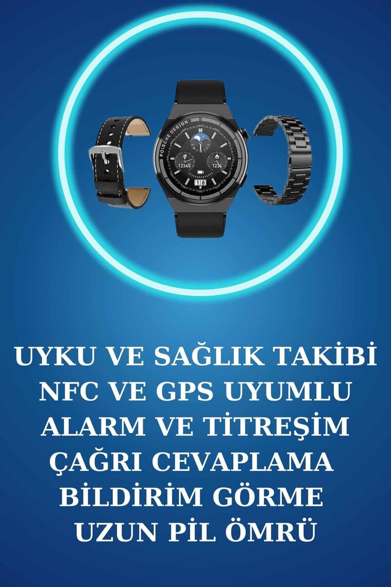 Akıllı Saat ve Kulaklık Seti Bildirim Görme Arama Cevaplama ANC Özelliği - Görsel 5