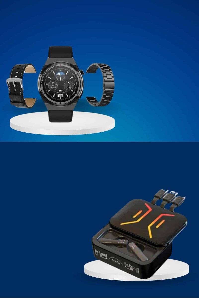 Dijital Göstergeli Bluetooth Kulaklık ve Bildirim Görebilen Akıllı Saat Alarm ve Titreşim - Görsel 4