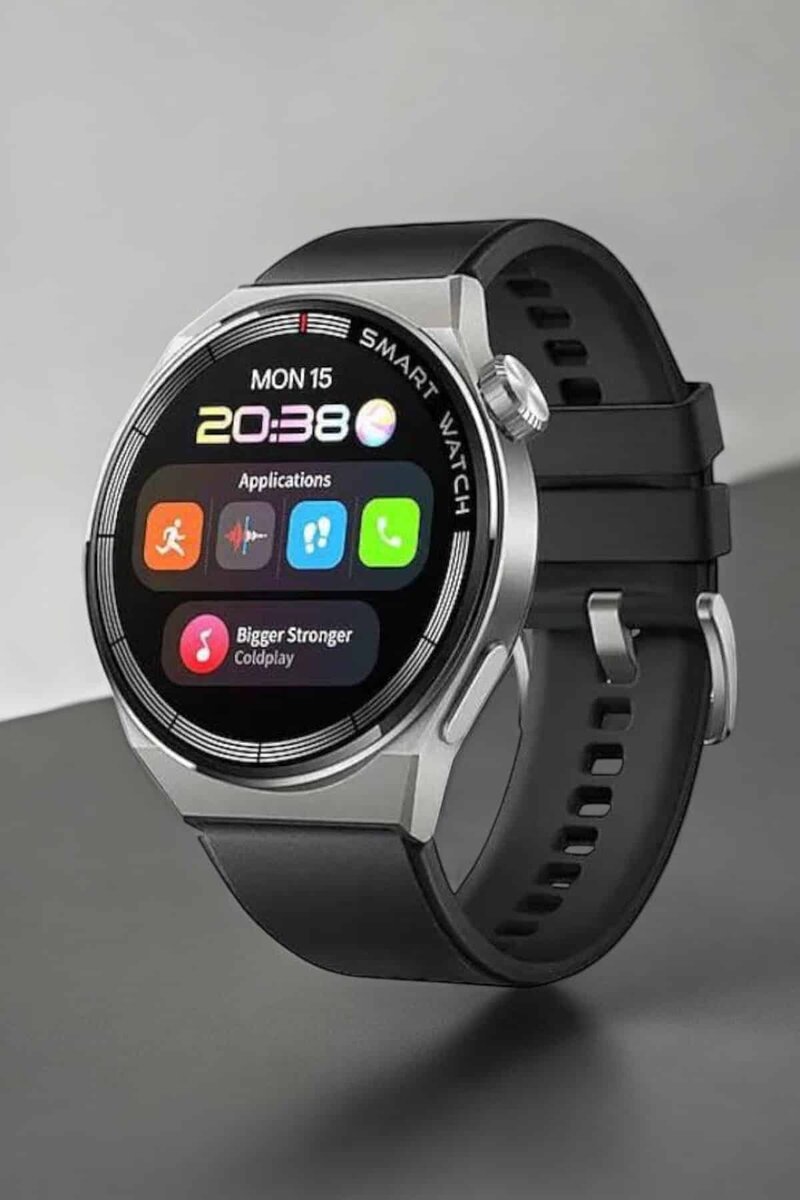 Akıllı Saat GPS VE NFC Özelliği Sesli Görüşme Dokunmstik Ekran - Görsel 3