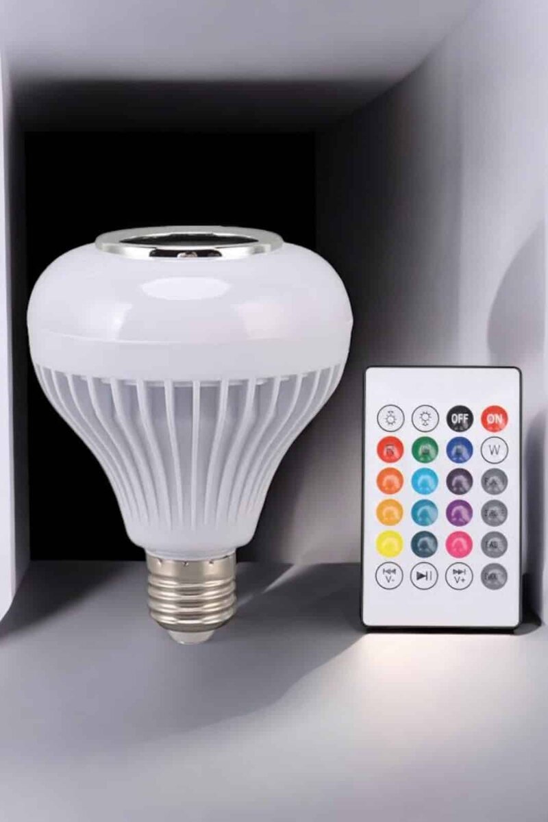 Lamba Led Hoparlör Dayanıklı ve Uzun Ömürlü Bluetooth Hoparlör - Görsel 4