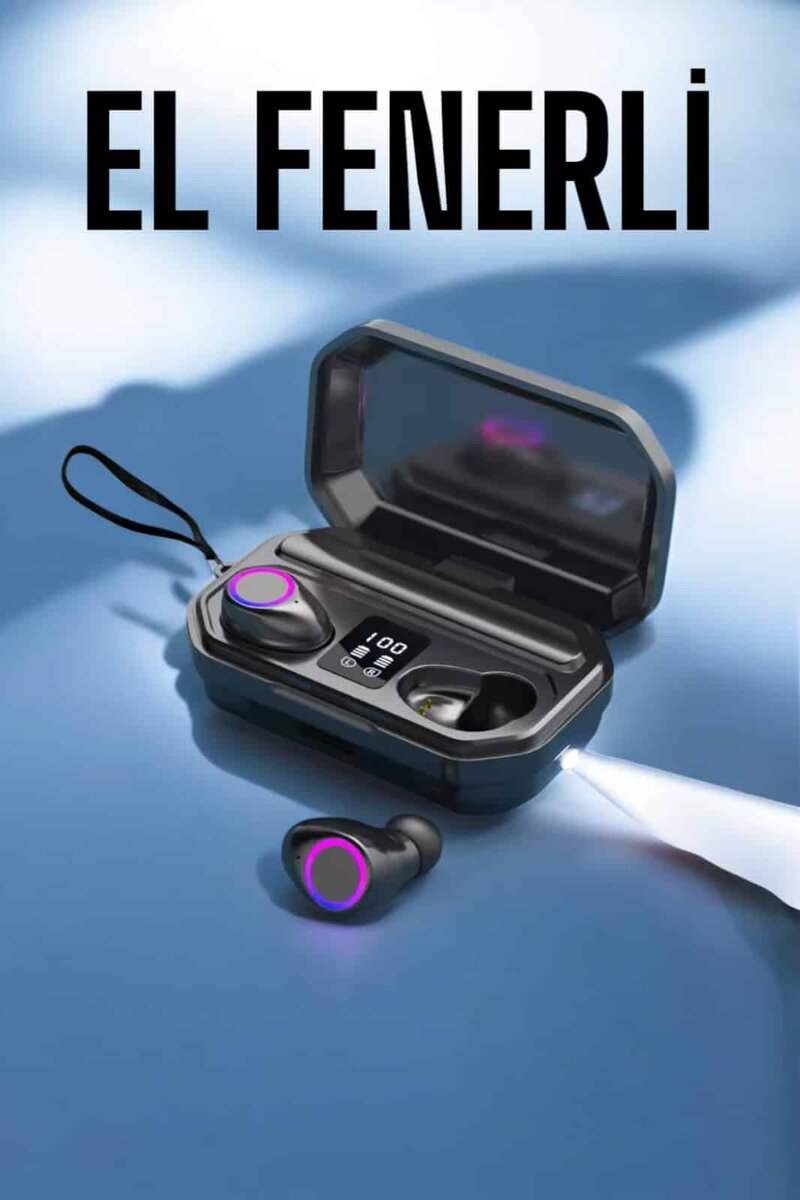 Bluetooth Kulaklık ANC Özelliği Yüksek Ses Kaliteli Uzun Pil Ömrü - Görsel 3