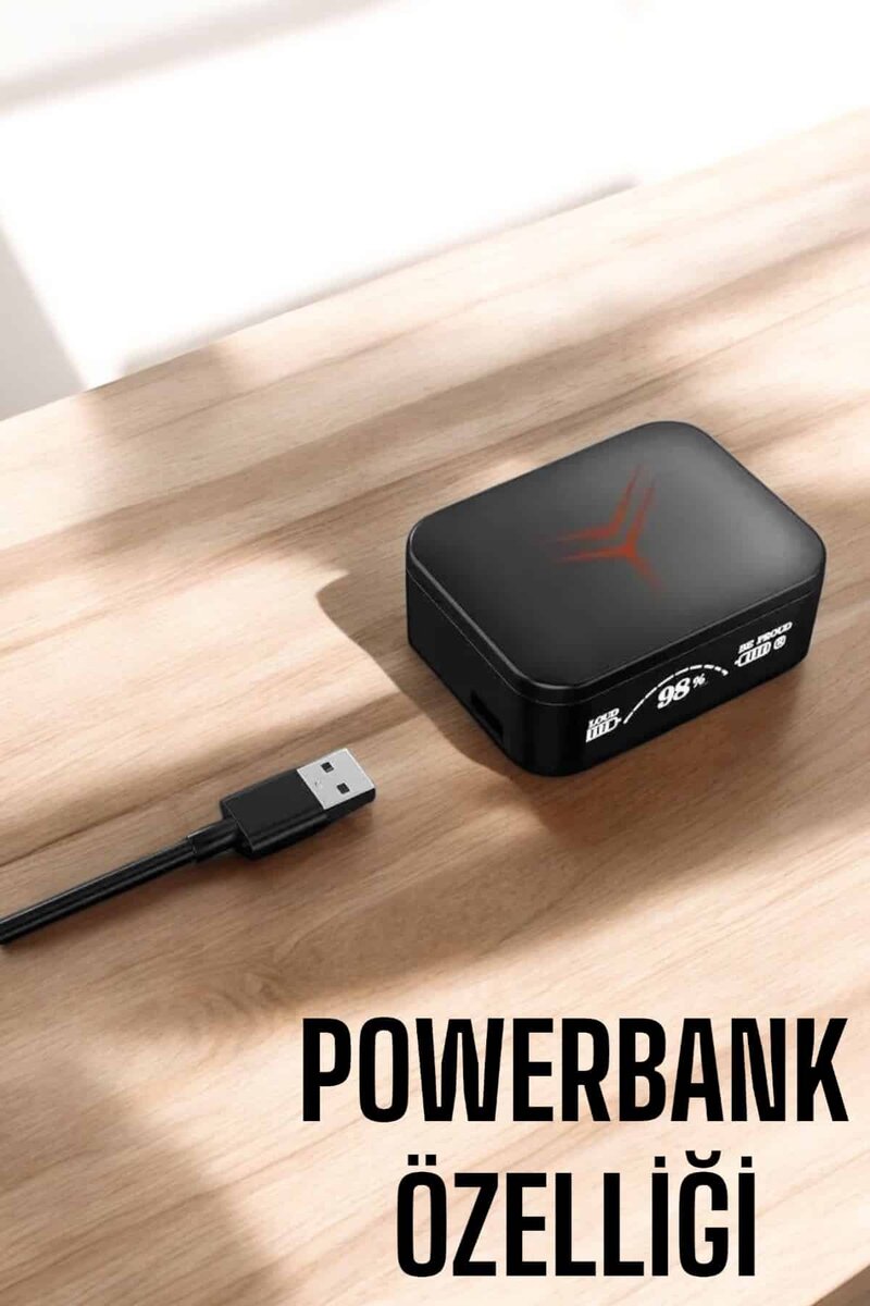 Bluetooth Kulaklık Powerbank Özelliği Yüksek Ses Kaliteli TWS Kulaklık - Görsel 3