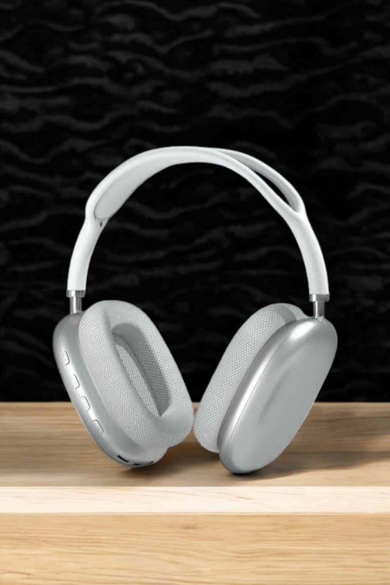 P9 Plus Kablosuz Kulak Üstü Bluetooth Kulaklık Beyaz Mikrofonlu Kulaküstü Kablosuz Kulaklık - Görsel 2