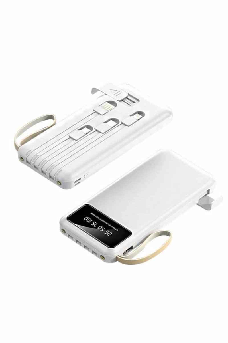 Powerbank Şarj Cihazı 4 Çıkışlı 20.000 MAH Powerbank Taşınabilir Çoklu Giriş - Görsel 3