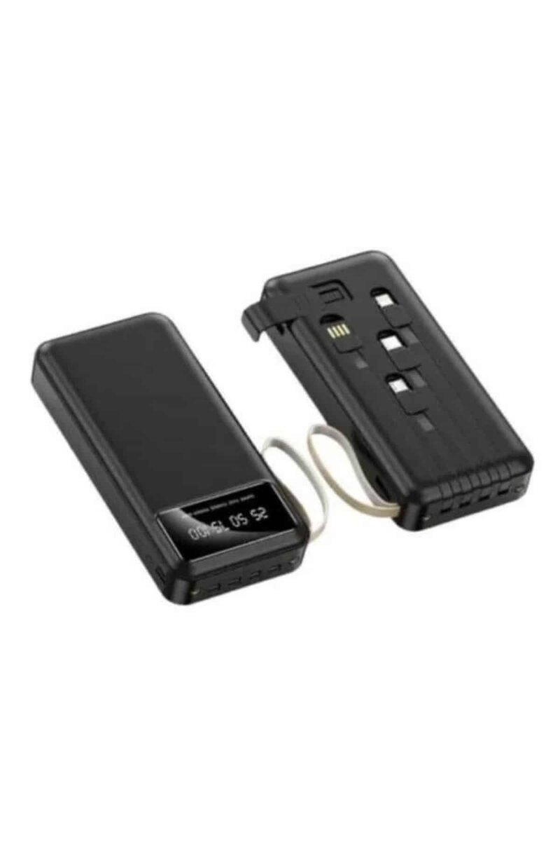 Powerbank Şarj Cihazı 4 Çıkışlı 20.000 MAH Powerbank Kompakt Yüksek Kapasiteli Hızlı Şarj - Görsel 2