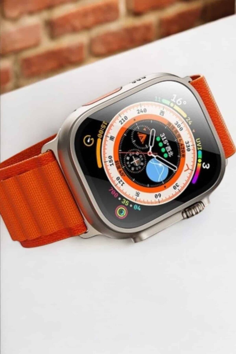 Bluetooth Bağlantılı 49MM Dokunmatik Akıllı Saat Sağlık ve Spor Takip Özellikli - Görsel 3