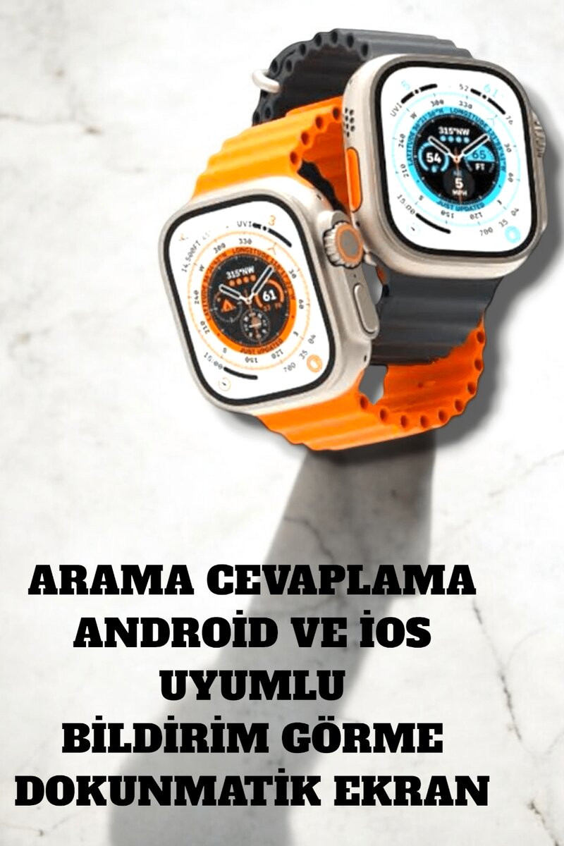 Uyku ve Nabız Takipli Wireless Şarjlı Akıllı Saat Android ve iOS Uyumlu - Görsel 3