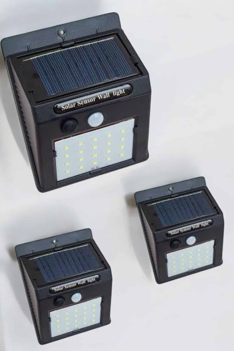 Güneş Enerjili Bahçe Lambası Solar Gece Aydınlatma Sensörlü Lamba - Görsel 2