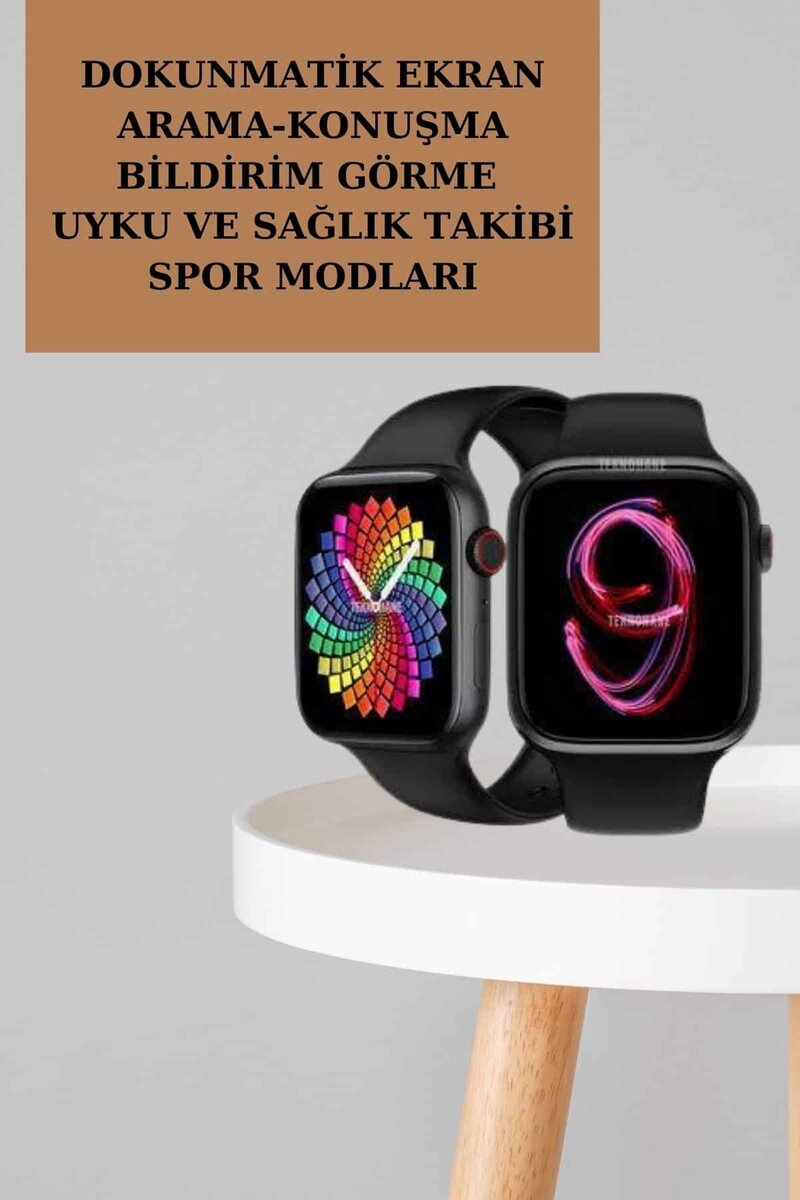 Powerbank Bluetooth Kulaklık Ve Yeni Model Akıllı Saat Seti ANC Özelliği Dokunamatik - Görsel 4