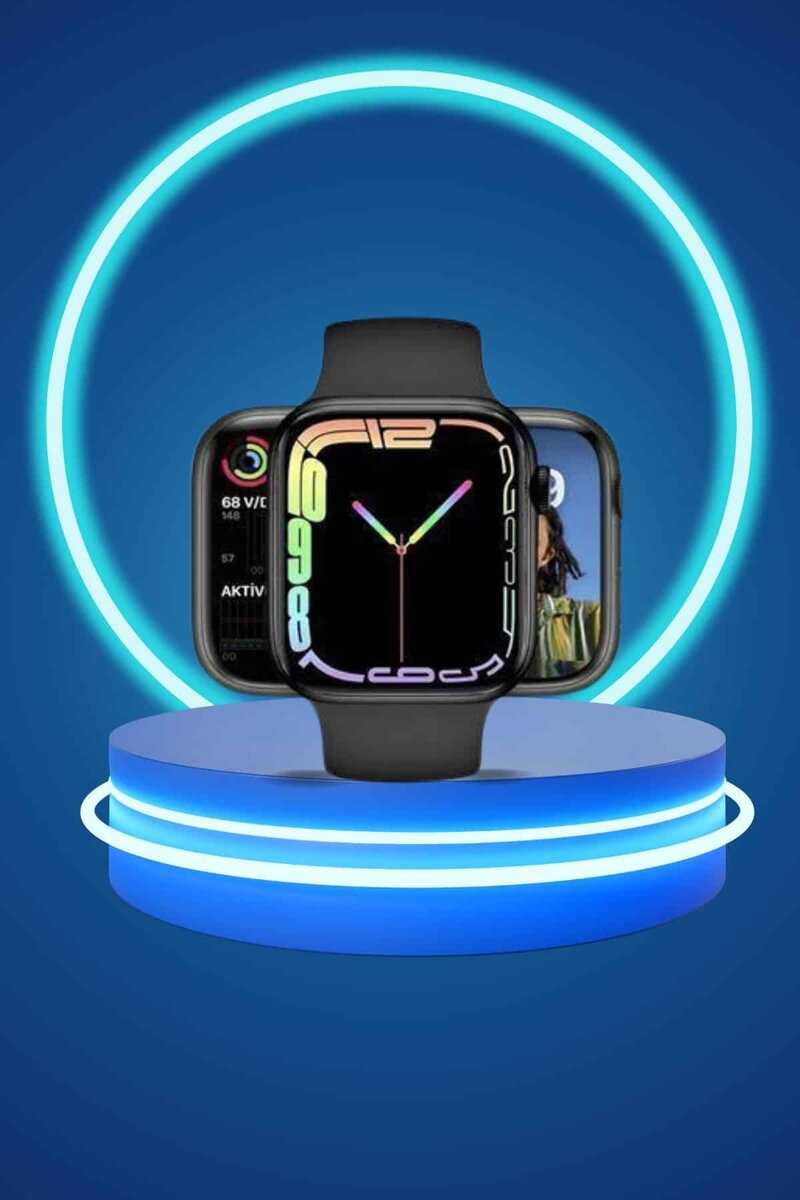 Yeni Nesil Akıllı Saat ve Ucuz Kaliteli Bluetooth Kablosuz Kulaklık Amoled Ekran - Görsel 5