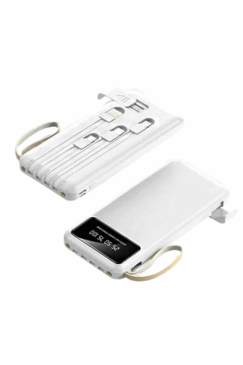 Hızlı Şarj Özellikli 20.000 Mah Dijital Göstergeli USB Girişli Android ve İOS Uyumlu Powerbank - Görsel 4