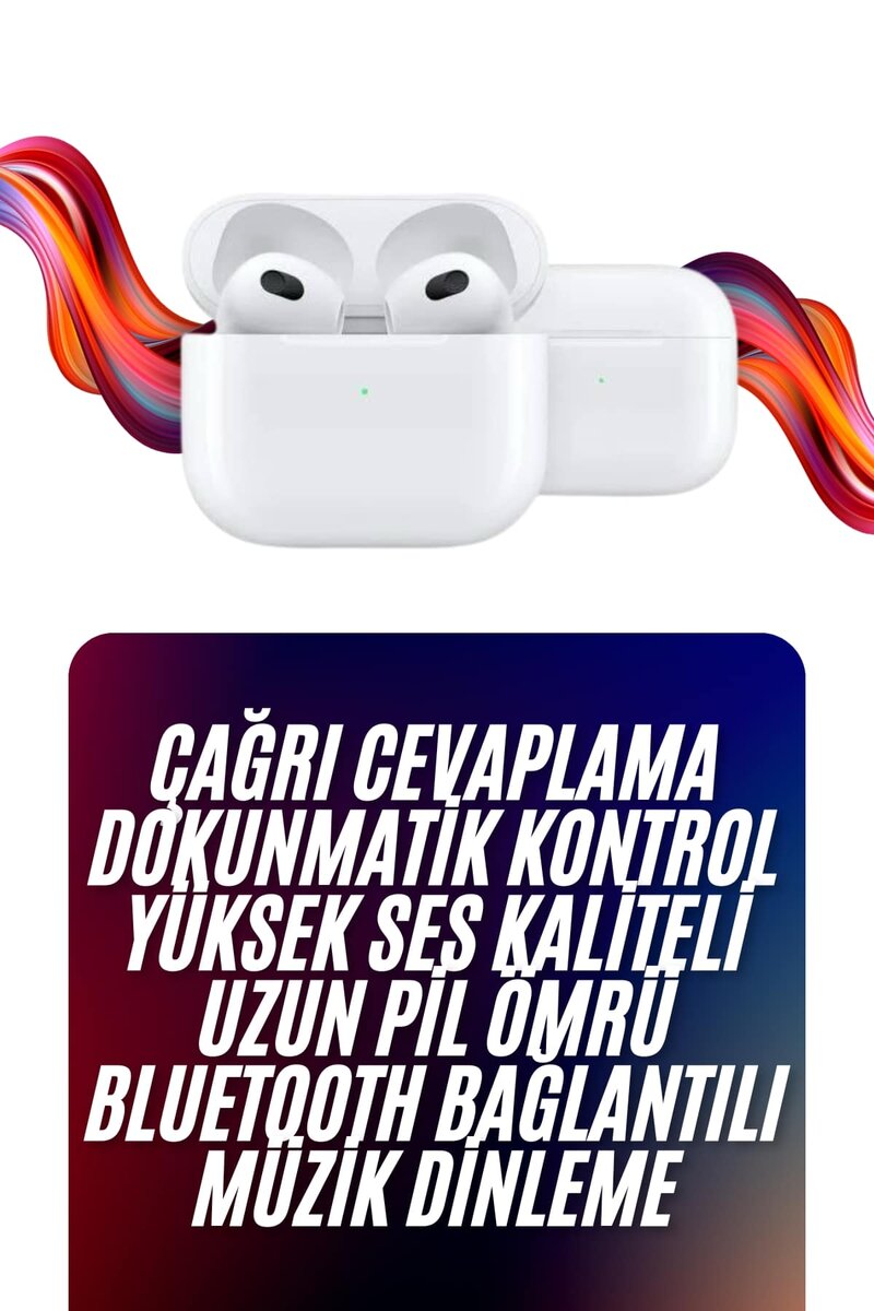 Yeni Nesil Kulak İçi Bluetooth Kulaklık Kablosuz Sesli Asistan - Görsel 2