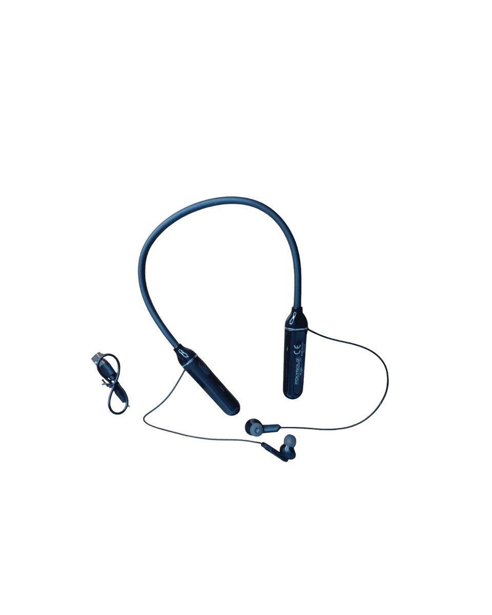 Polygold PG-100 Bluetooth 5.0 Boyun Bantlı Kulaklık – 50 Saat Konuşma Süresi Type-C Şarj - Görsel 4
