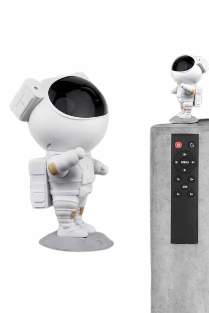 Gece Lambası Astronot Bluetooth Hoparlörlü Galaksi Işık Projektörü - Görsel 4