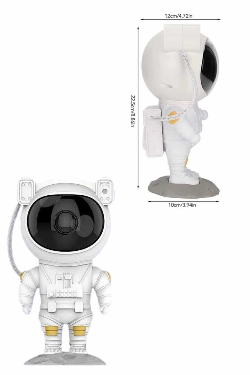 Astronot Şeklinde Bluetooth Hoparlör Gökyüzü Kumandalı Aydınlatma Lamba - Görsel 4