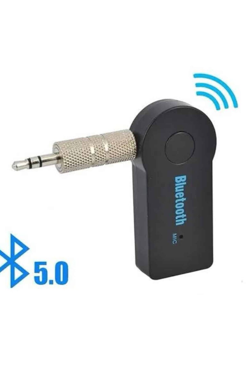 Bluetooth Araç Kiti Aux Çıkışlı Telefon Müzik Alıcı Tüm Cihazlara Uyumlu - Görsel 2