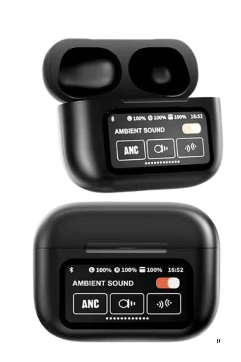 2025 Model Bluetooth Kulaklık Dokunmatik Ekran Yüksek Ses Kalitesi - Görsel 4