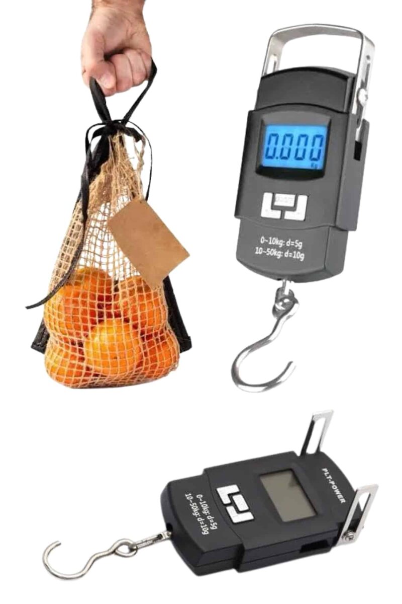 Profesyonel El Terazisi El Kantarı 50 Kg Dijital Göstergeli Tartı - Görsel 2