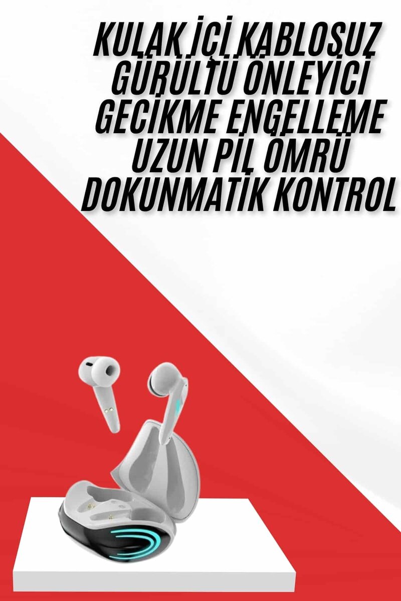 Mini Gaming Kulaklık Oyuncu Kulaklığı Bluetooth Kulaklık Android ve İOS Uyumlu - Görsel 2