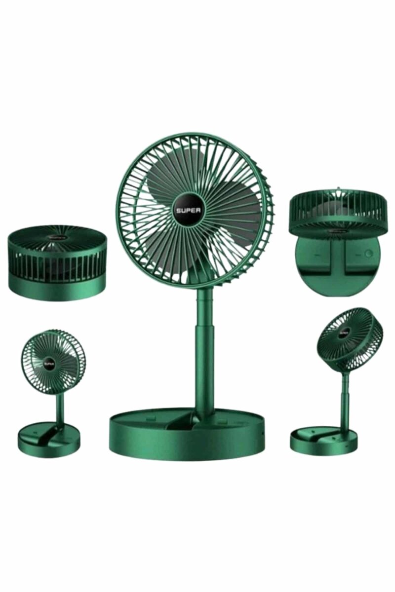 Katlanabilir Usb Şarjlı Masaüstü Soğutucu Mini Fan Telefon Tutucu - Görsel 3