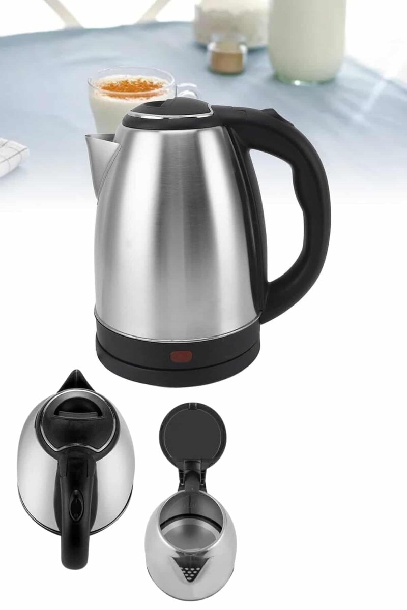 Yeni Nesil Saplı Uzun Ömürlü Paslanmaz Çelik Su Isıtıcı Kettle - Görsel 2
