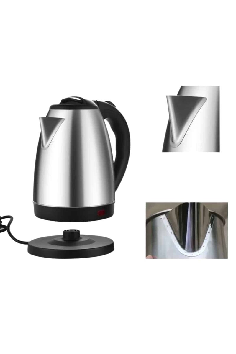 Su Isıtıcı 220 - 240 V Paslanmaz Çelik Kettle Uzun Ömürlü 2000 Watt - Görsel 3