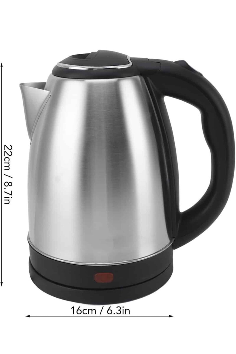 Su Isıtıcı 220 - 240 V Paslanmaz Çelik Kettle Uzun Ömürlü 2000 Watt - Görsel 4