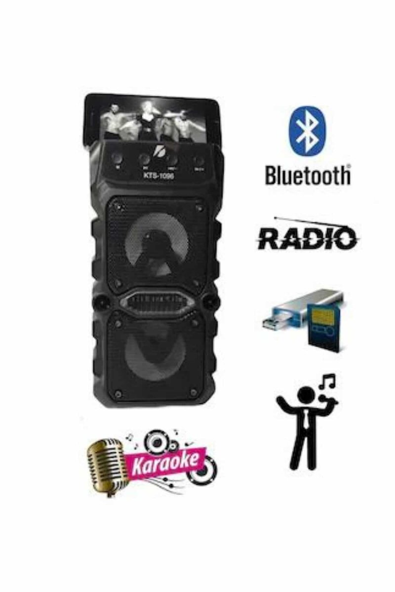 Bluetooth Hoparlör Yüksek Ses Kaliteli Büyük Boy Çift Çıkışlı Ses Bombası - Görsel 5