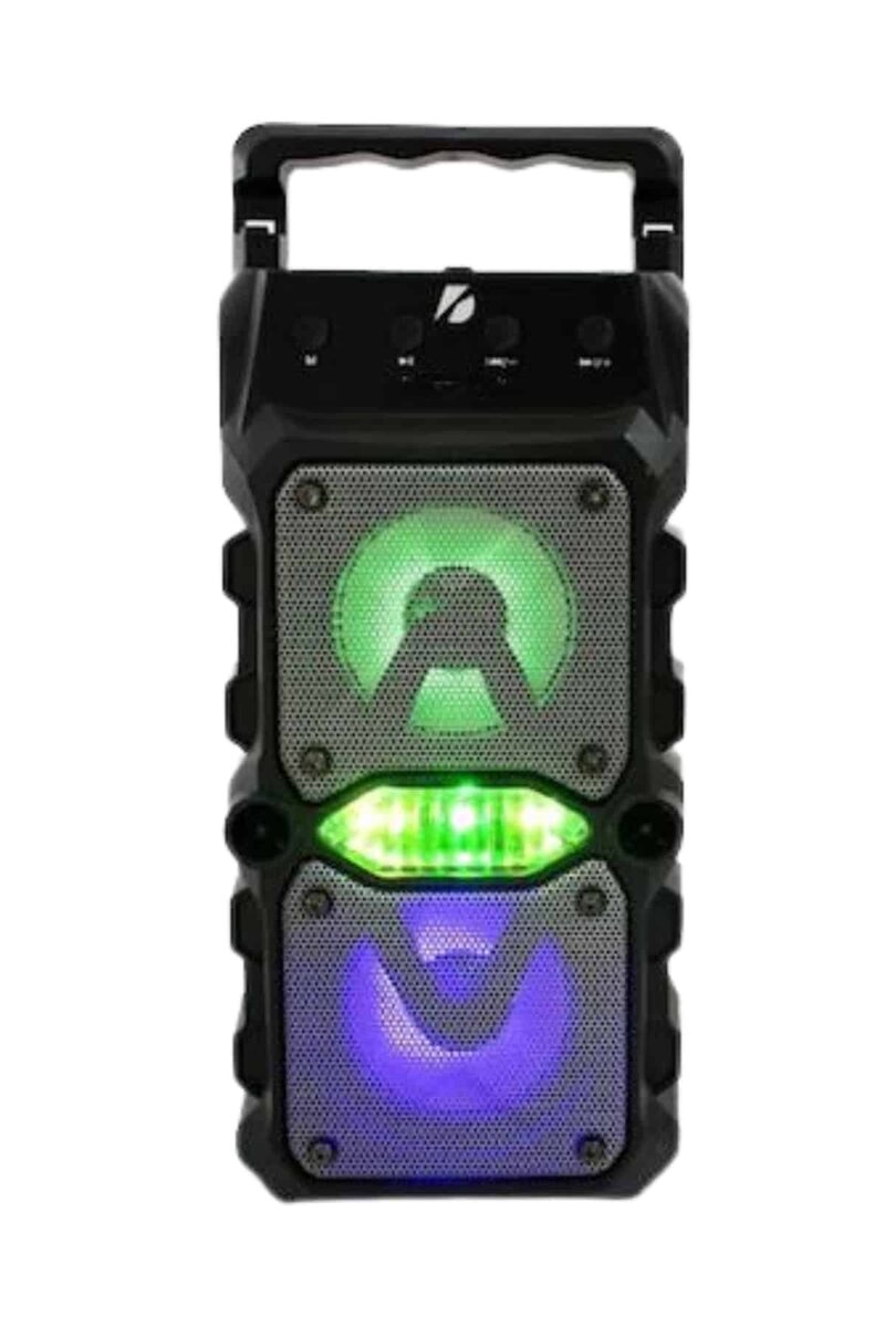 Taşınabilir Kablosuz Bluetooth Hoparlör Uzun Pil Ömrü Led Işıklı - Görsel 2