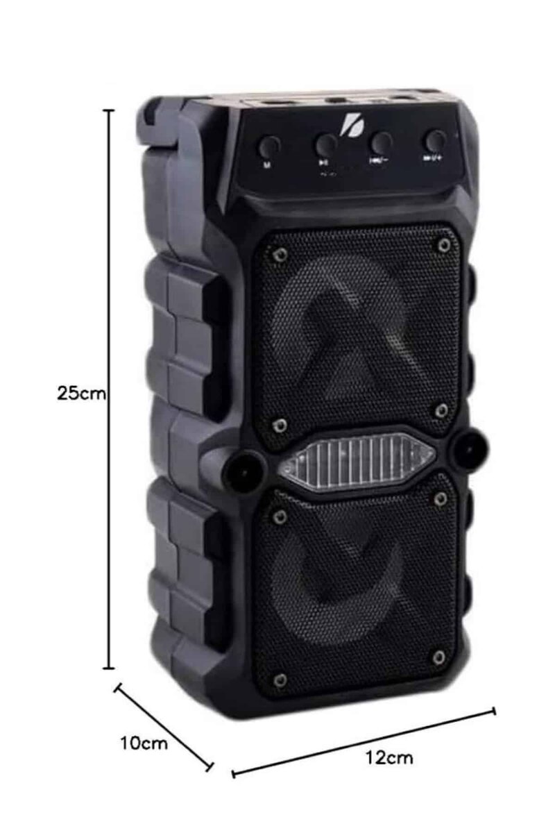 Bluetooth Hoparlör Çift Mikrofonlu Güçlü Ses Kaliteli Kesintisiz Kablosuz - Görsel 5