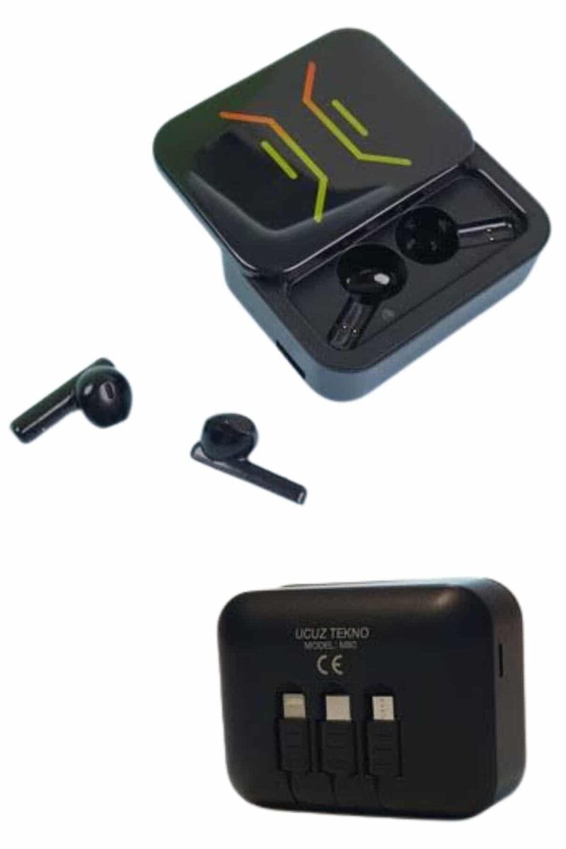 Powerbank Bluetooth Kulaklık Oyuncu Kulaklığı Yüksek Ses Kaliteli - Görsel 5