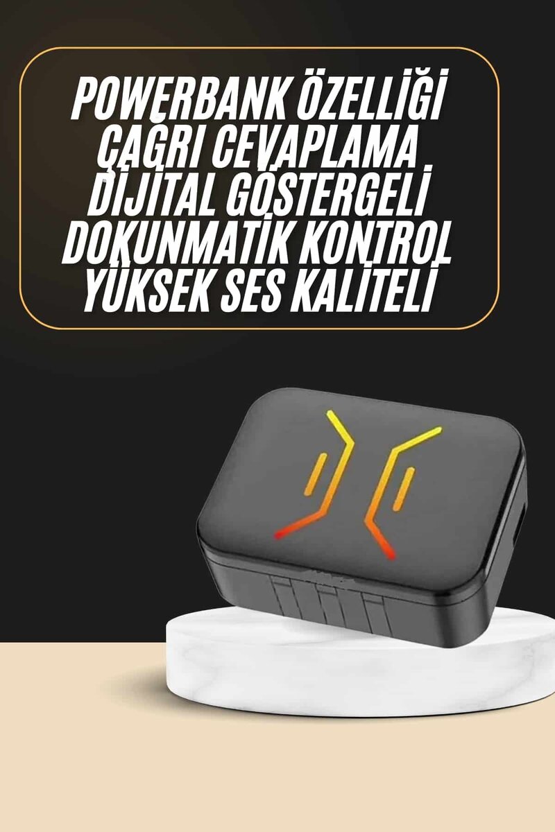 Powerbank Bluetooth Kulaklık Oyuncu Kulaklığı Yüksek Ses Kaliteli - Görsel 2