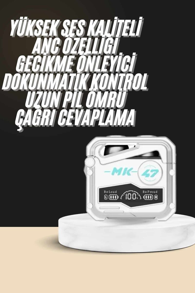 Oyuncu Kulaklığı Yeni Mekanik Kablosuz Kulaklık İos Android Uyumlu - Görsel 2