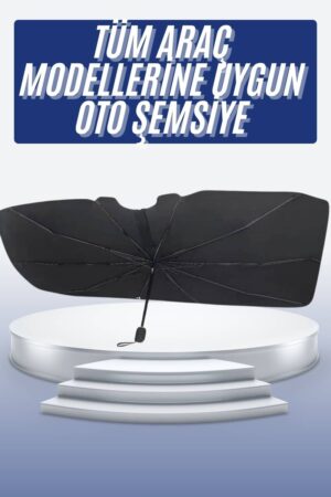 Oto Ön Cam Güneşliği Otomatik Katlanabilir Gölgelik Oto Cam Şemsiye