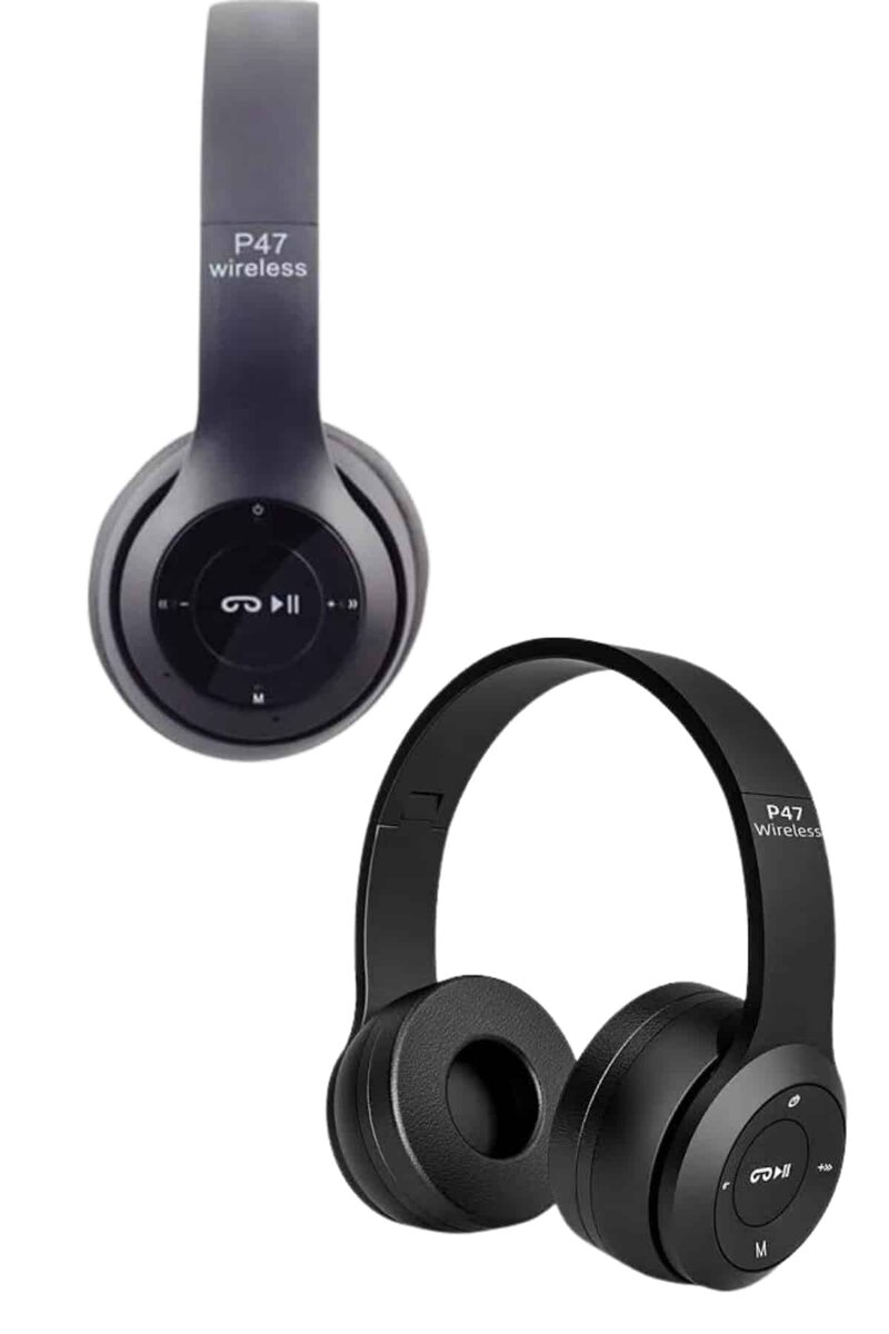 Kulak Üstü Bluetooth Kulaklık Yüksek Ses Kaliteli Ayarlanabilir - Görsel 4