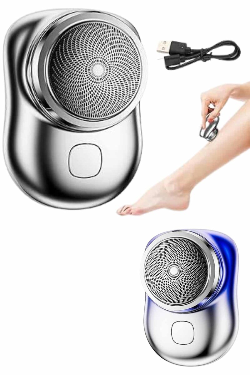 Elektrikli Mini Tıraş MakinesiTaşınabilir USB Şarjlı Kablosuz Tıraş Makinesi - Görsel 2