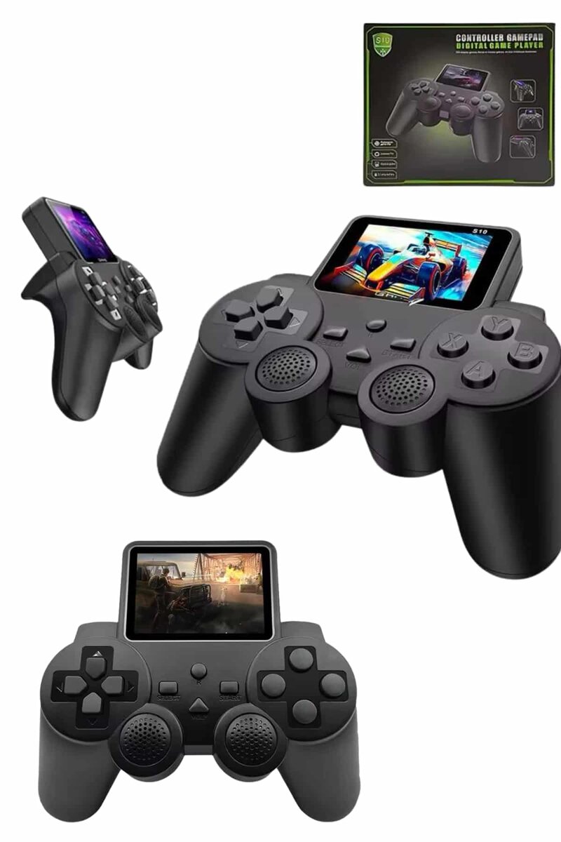 S10 Gamepad 520 Oyunlu Klasik Taşınabilir Retro Oyunlar Oyun Konsolu El Atarisi - Görsel 2